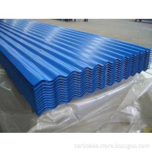 Earthquake Flexible Corrugated Steel Roofing Sheets , Hot D